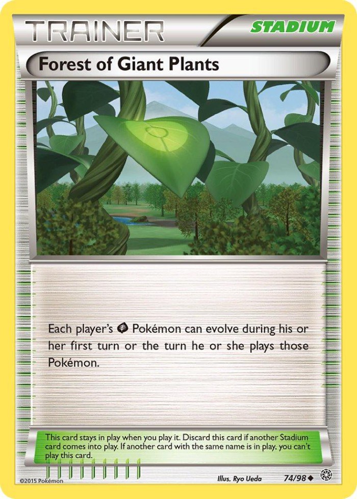 Carte Pokémon: Forest of Giant Plants [Forêt de Plantes Géantes]