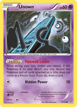 Carte Pokémon: Unown