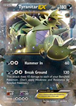 Carte Pokémon: Tyranitar EX