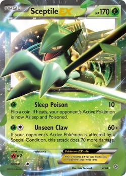 Carte Pokémon: Sceptile EX