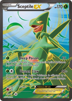 Carte Pokémon: Sceptile EX