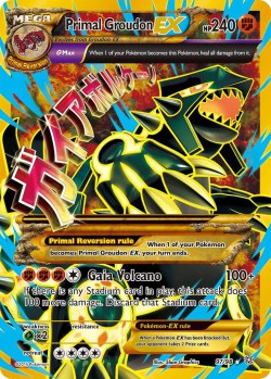 Carte Pokémon: Primal Groudon EX