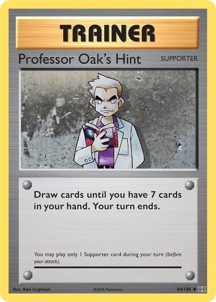Carte Pokémon: Prof. Oak's Hint [Indice du Prof. Chen]