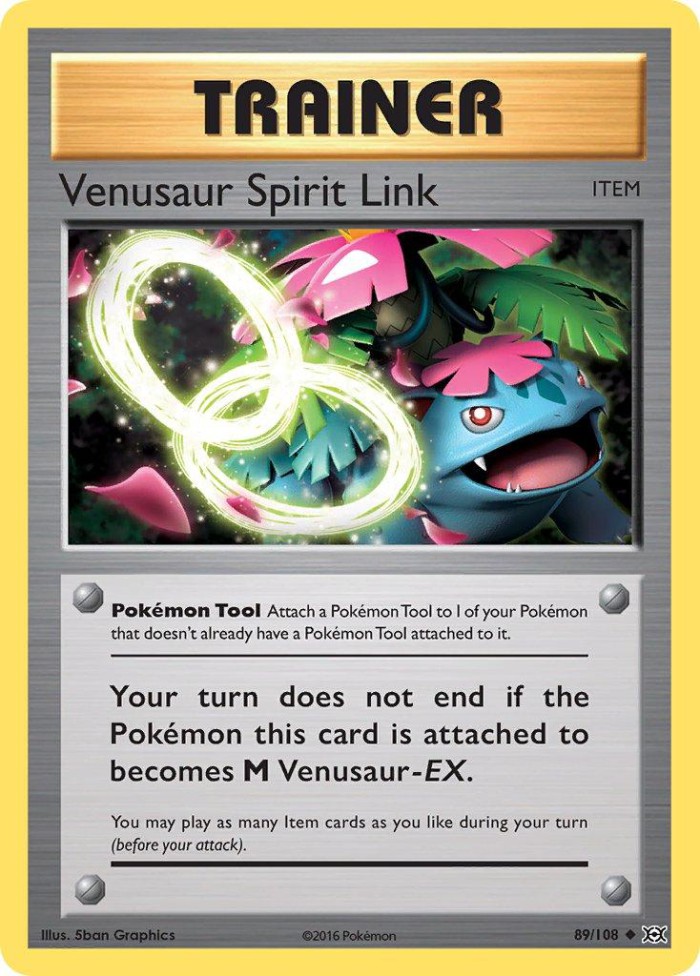 Carte Pokémon: Venusaur Spirit Link [Lien Spirituel Florizarre]