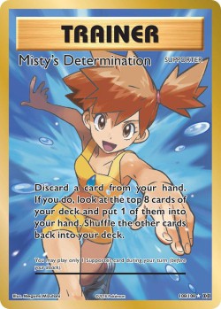 Carte Pokémon: Misty's Determination