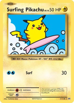 Carte Pokémon: Surfing Pikachu