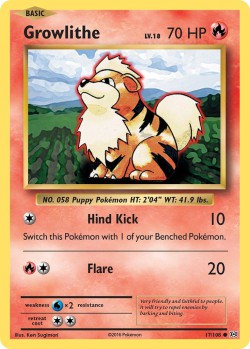 Carte Pokémon: Growlithe