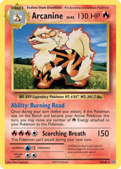 Carte Pokémon: Arcanine