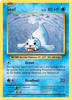 Carte Pokémon: Seel