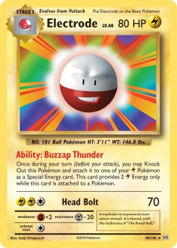 Carte Pokémon: Electrode