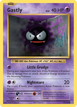 Carte Pokémon: Gastly