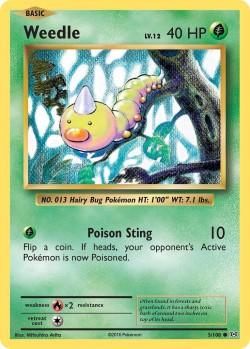 Carte Pokémon: Weedle