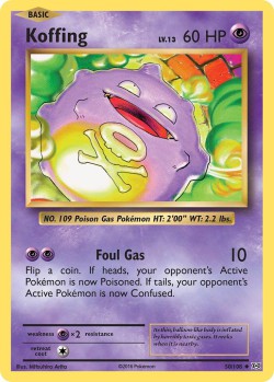 Carte Pokémon: Koffing