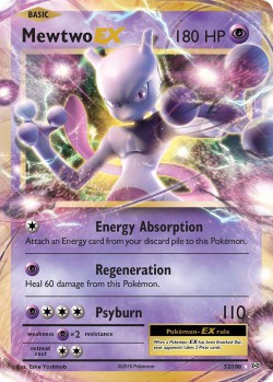 Carte Pokémon: Mewtwo EX