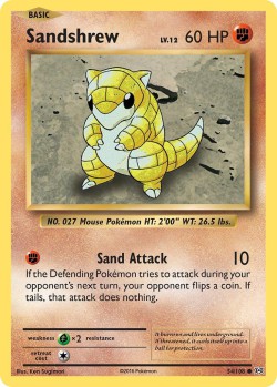 Carte Pokémon: Sandshrew