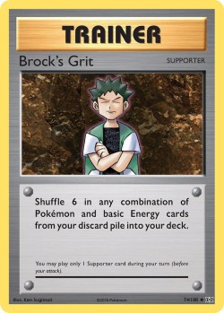 Carte Pokémon: Brock's Grit