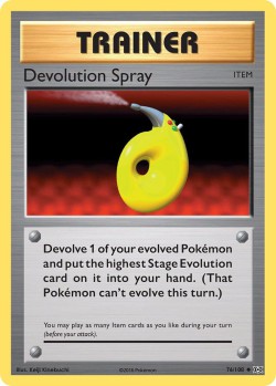 Carte Pokémon: Devolution Spray