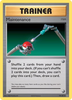 Carte Pokémon: Maintenance