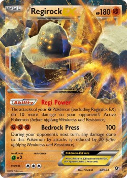 Carte Pokémon: Regirock EX