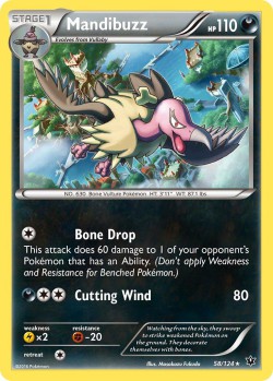 Carte Pokémon: Mandibuzz