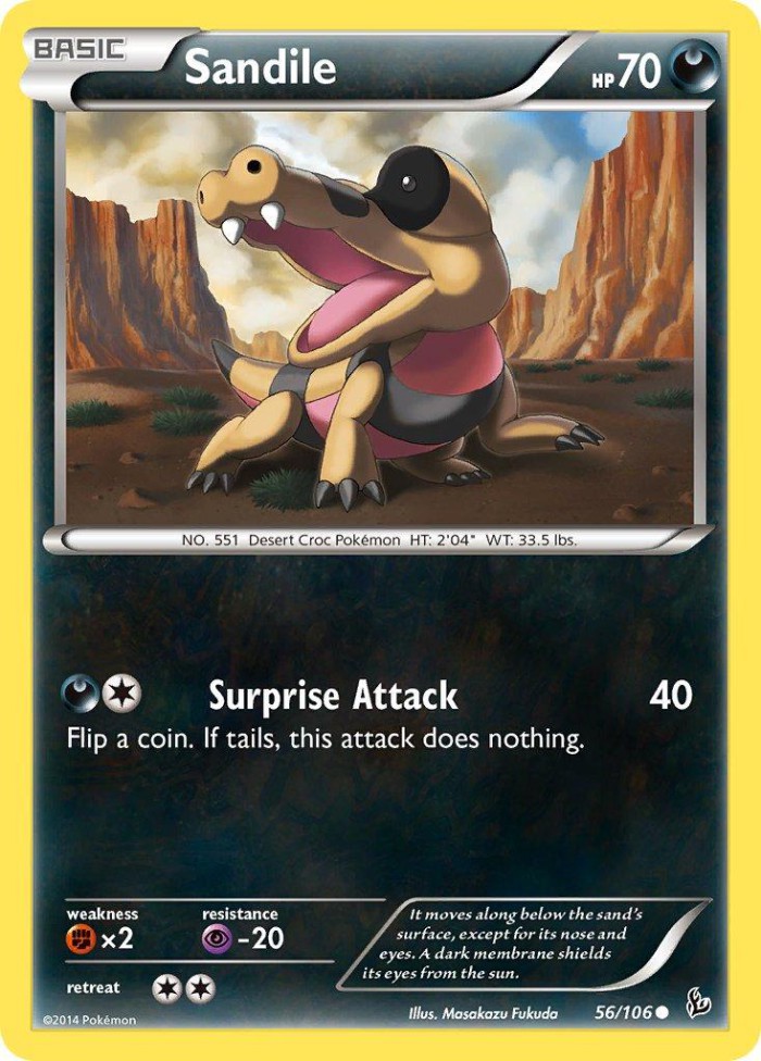 Carte Pokémon: Sandile [Mascaïman]