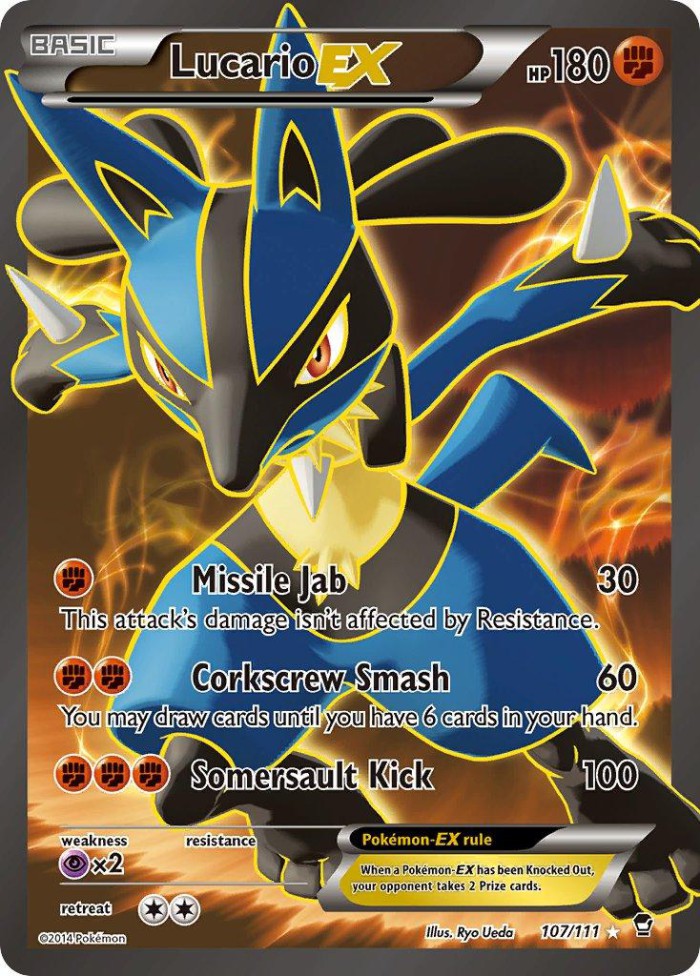 Carte Pokémon: Lucario EX [Lucario EX]