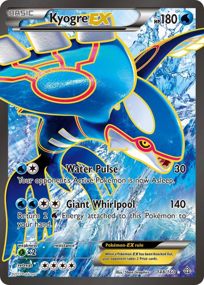 Carte Pokémon: Kyogre EX [Kyogre EX]