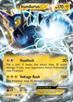 Carte Pokémon: Thundurus EX