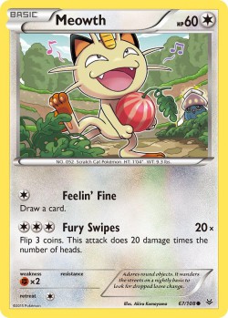 Carte Pokémon: Meowth