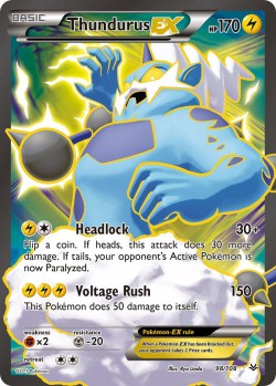 Carte Pokémon: Thundurus EX