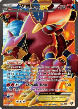 Carte Pokémon: Volcanion EX