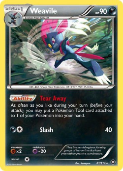 Carte Pokémon: Weavile