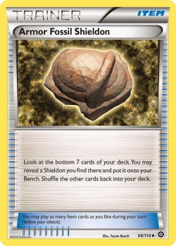 Carte Pokémon: Armor Fossil Shieldon