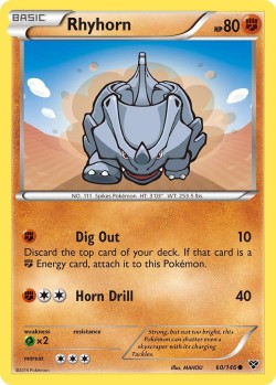 Carte Pokémon: Rhyhorn