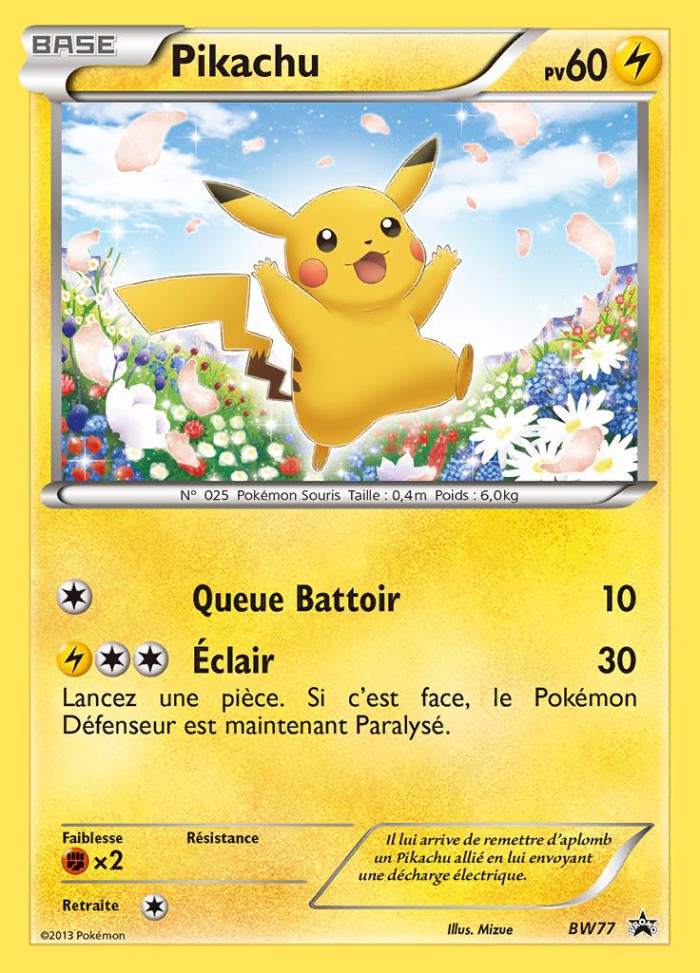 Carte Pokémon: Pikachu