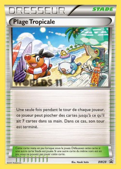 Carte Pokémon: Plage Tropicale
