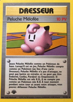 Carte Pokémon: Peluche Mélofée