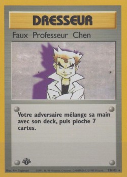 Carte Pokémon: Faux Professeur Chen