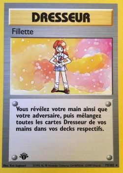 Carte Pokémon: Fillette