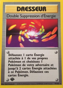 Carte Pokémon: Double Suppression d'Énergie