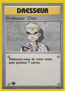 Carte Pokémon: Professeur Chen