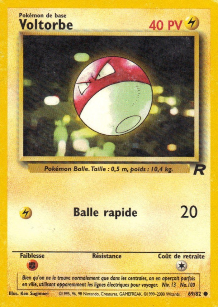 Carte Pokémon: Voltorbe