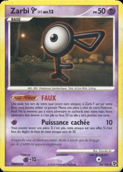 Carte Pokémon: Zarbi [F]
