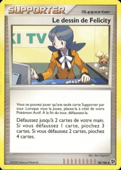 Carte Pokémon: Le dessin de Felicity