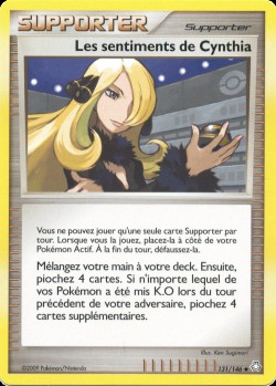 Carte Pokémon: Les sentiments de Cynthia