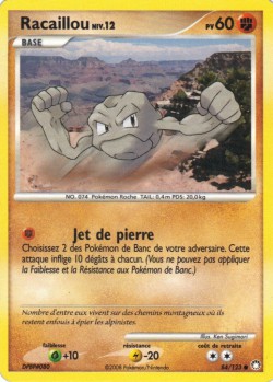 Carte Pokémon: Racaillou