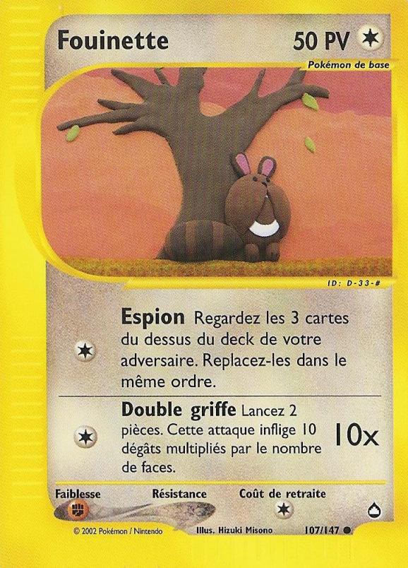 Carte Pokémon: Fouinette