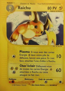 Carte Pokémon: Raichu