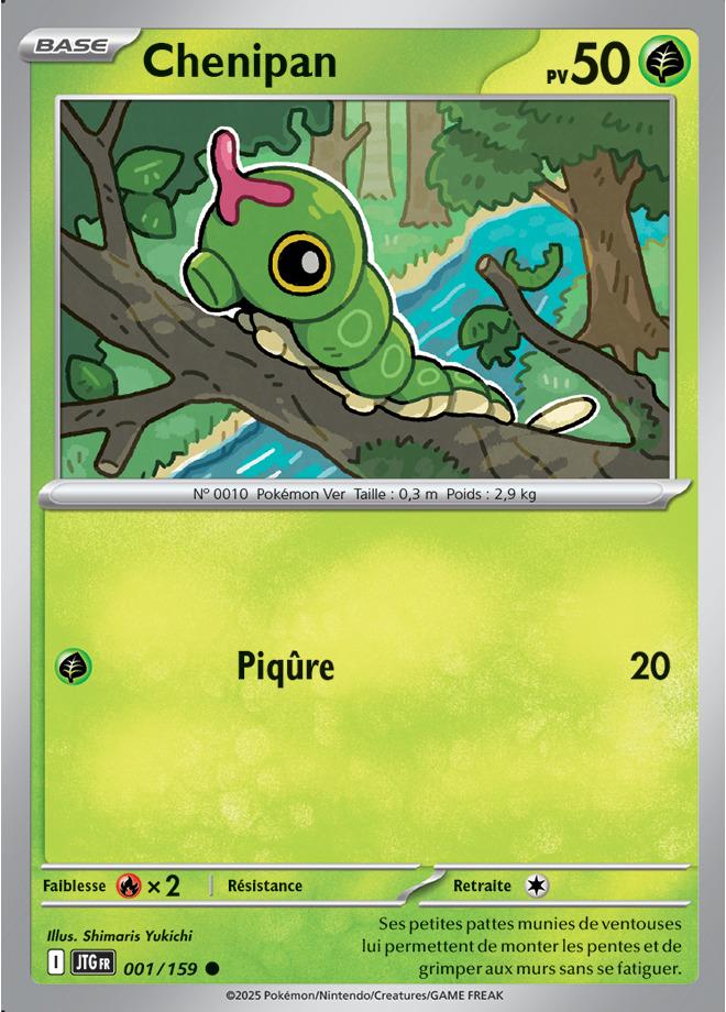 Carte Pokémon: Chenipan