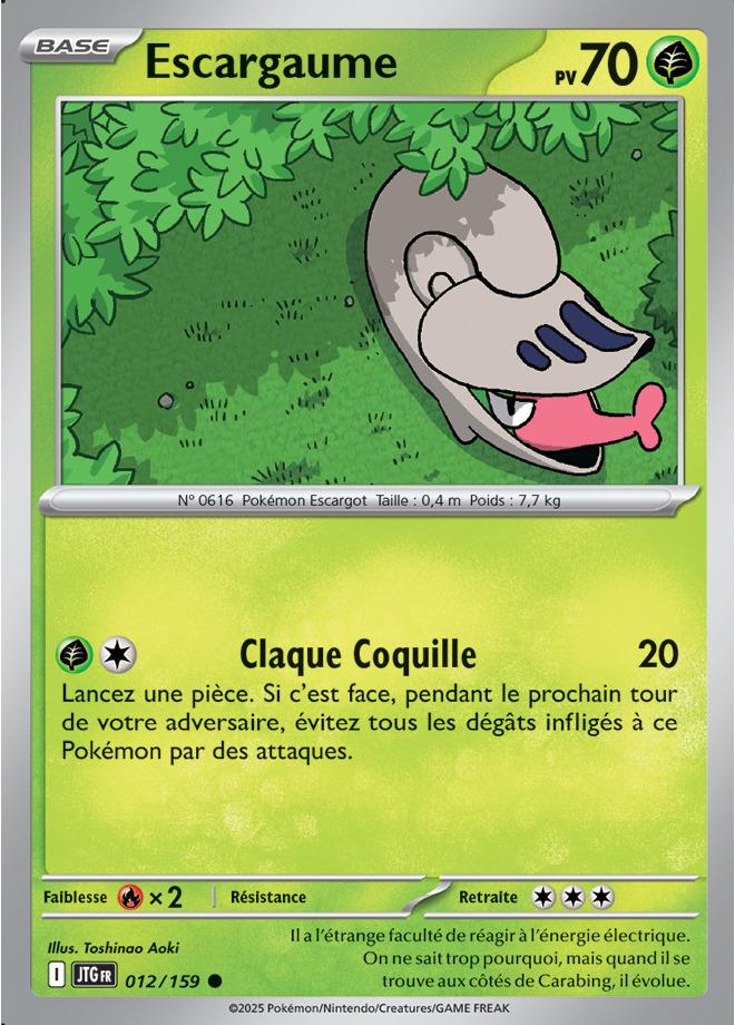Carte Pokémon: Escargaume